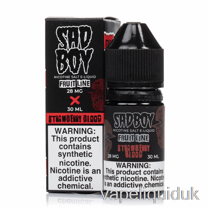 Strawberry Blood - Sadboy Salts - 30mL 48mg Vape Liquid